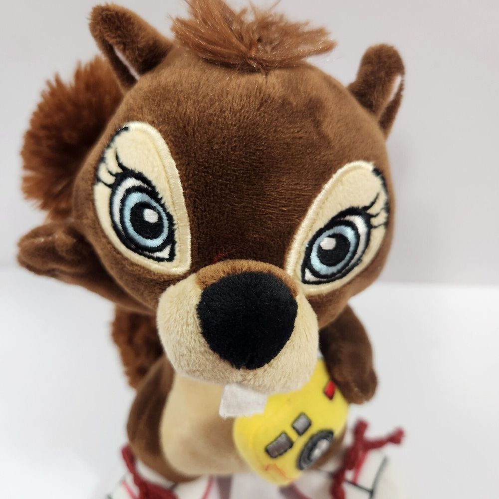 Fiesta Great Wolf Lodge Sammy The Squirrel With Camera Brown 10" Plush